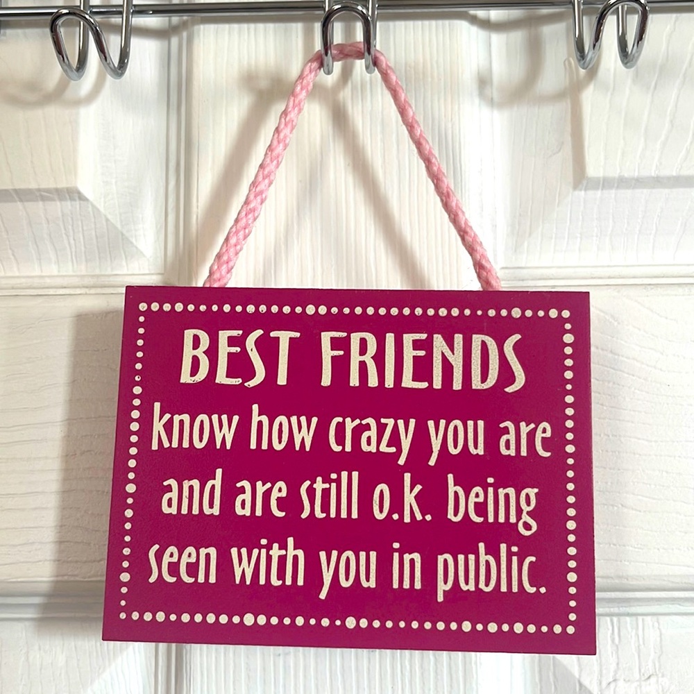 Best Friends Hanging sign